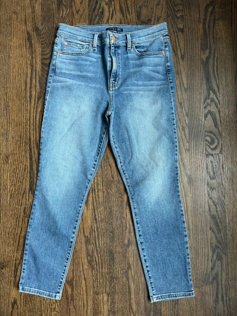 Level 99 Nostalgic Blue High Rise Ankle Jeans Size 31